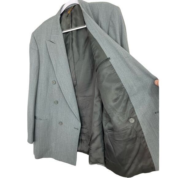 Authentic Vintage Nino Cerruti Rue Royale Sport Coat Blazer Suit Jacket Men 46R - Picture 3 of 6